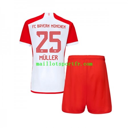 Maillot de Foot Bayern Munich Thomas Muller 25 Enfant Domicile 2023/24